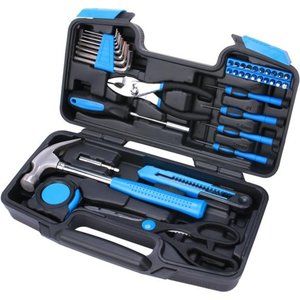 40-Piece All Purpose Household Tool Kit – Includes All Essential Tools for Home